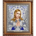 Рисунок на ткани Славяночка "Святой Ангел Хранитель в серебре" 